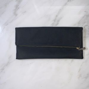 Cute Space NK Fabric Black Clutch NWOT